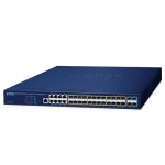 Switch: 24 x 100/1000Mbps SFP, 8 x TP/SFP, 4 x SFP+, 1 x RJ-45 console, Layer 2/4