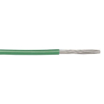 Montaažijuhe 0,09mm&sup2;, roheline AWG28 PTFE 600V h&otilde;betatud vask -60&deg;C&hellip;200&deg;C UL1213 305m