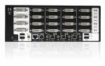 KVM switch: 4 porti, 2 x DVI, USB, audio (Dual Multiscreen)