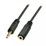 3.5mm pikenduskaabel 0.5m, 5pin, must