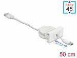Easy 45 moodul: USB 2.0 A - USB-C, 22.5mm x 45mm