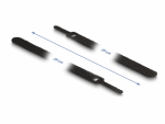 Takjapael kaabliside 12mm x 250mm, must (10.tk)