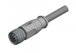 M12x1, 8-pos, &uuml;levormitud konnektor, emane, 3m, IP65