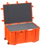 Kast 860x560x460mm, veekindel, oranž, vahuga, ratastega, IP67, 18.87kg