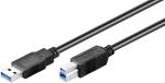 USB 3.0 kaabel A - B 0.5m, must