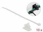 Kaablisidemed klambriga 300 x 4.8mm, valged (10tk)
