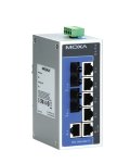 Switch: 6 x 10/100BaseT(X), 2 x 100BaseFX multi-mode ST, -10 kuni 60&deg;C, mittemanageeritav, metallist DIN