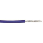 Montaažijuhe 0,09mm&sup2;, sinine AWG28 PTFE 600V h&otilde;betatud vask -60&deg;C&hellip;200&deg;C UL1213 305m