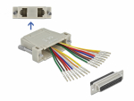 &Uuml;leminek D-Sub HD 44pin (F) - 2x RJ45 (F) &uuml;hendamiskomplekt, beež