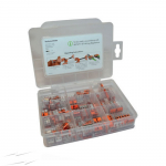 &Uuml;hendusklemmide komplekt WAGO 2-5x0.2-4mm&sup2; avatav, l&auml;bipaistev