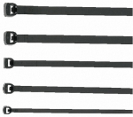 Kaablisidemed 142 X 3.6mm mustad, ilmastikukindel (100tk)