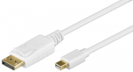 DisplayPort - Mini DisplayPort kaabel 1.0m, valge