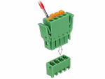 Terminal block PCB 4 pin 3.81mm, vertikaalne, -40&deg;C-105&deg;C