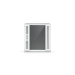 Seinakapp 12U 650x600x560, klaasuks, eemaldatavad k&uuml;ljed, temp. anduriga ventilaator, v&otilde;tmega suletav