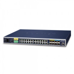 Switch: 20 x 10/100/1000Mbps, 4 x Shared SFP 100/1000X, 4 x 10G SFP+, Layer 3
