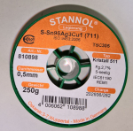 Pliivaba tina 0,5mm 250g Sn96,5Ag3Cu0,5 Kristall 511 TSC305