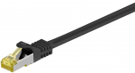 V&otilde;rgukaabel CAT6A S/FTP 2.0m, must, 500 MHz, PiMF, LSZH, CU, CAT 7 kaablist