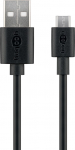 USB 2.0 kaabel A - Micro B 0.5m, must
