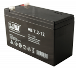 Pliiaku 12V 7.2 AH (151/65/94mm) kitsas klemm