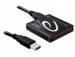 Kaardilugeja USB 3.0 A - CF / SD / MMC / Micro SD / M2 / MS / xD kuni 64-le m&auml;lukaardi formaadile