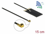Ringantenn: 2.7 - 3.0 dBi ac/ax/a/h/b/g/n, sisetingimustele, MHF-I pistik, isekleepuv