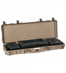 Relvakohver 1189x415x159mm, veekindel, liivakarva, relvakotiga, ratastega, 8.8kg