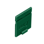 Tolmukate RJ45 pesale, 50tk, roheline