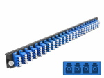 FO eemaldatav esipaneel 24xLC Quad 19&acute;&acute; singlemode adapteritega OS2