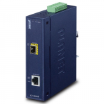 T&ouml;&ouml;stuslik konverter: 10/100/1000BaseT(X) to 100/1000 SFP, -40 kuni 75&deg;C