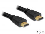 HDMI kaabel 15.0m, ethernet, toetab 4K kuni 4096x2160, must