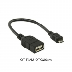 OTG 2.0 kaabel 0,2m USB microB