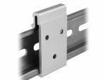 Kinnitus DIN-latile, 48.1x27.0x9.2mm, alumiiniumist,