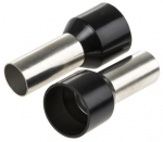 Juhtmeh&uuml;lss 6,0mm&sup2;, isoleeritud, must, L=12mm, 100tk/pakis