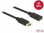 DisplayPort pikenduskaabel 15.0m, Ultra HD 4K60Hz