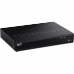 IP kaamerate videosalvesti: 8x10/100 PoE, kuni 12TB HDD, 4K,HDMI, VGA, 2xUSB, ONVIF &uuml;hilduv, 56W