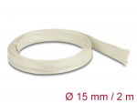 Kaablir&uuml;&uuml;s 15mm (10-20mm) valge, 2.0m Nomex fiiber, sukk