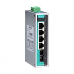 Switch: 4 x 10/100BaseT(X), 1 x 100BaseFX single-mode SC, -40 kuni 75&deg;C, mittemanageeritav DIN