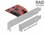 Laienduskaart: PCI x1, 2 x SATA RAID 1 Asmedia ASM1062R