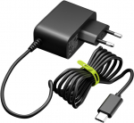 Toiteplokk Raspberry Pi5&acute;le, 1.25m, 27W, GaN, must