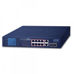 Switch: 8 x 10/100/1000Mbps PoE+, 2 x 10/100/1000Mbps, 2x SFP, 120W PoE budget