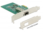 V&otilde;rgukaart: PCIe x1, 1000-Base SFP pesa, standard + low profile (intel i210 kiibistik)