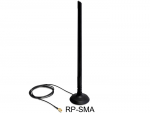 Ringantenn: 6.5 dBi b/g/n 2.4GHz, sisetingimustele, magnetalusega, rp-sma