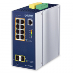 Switch: 8 x 10/100/1000Mbps PoE+, 2 x SFP 1G/2.5G, 1 x RJ-45 console, Layer 2/4, -40 kuni 75&deg;C