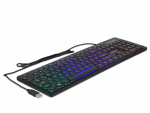 Klaviatuur, 1.5m USB kaabliga, RGB valgusega