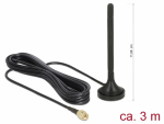 Suundantenn: 2 dBi LTE, GSM, ZigBee, NB-IoT, sise-ja v&auml;litingimustele, magnetalusega, 3.0m, sma