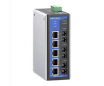 Switch: 5 x 10/100BaseT(X), 2 x 100BaseFX multi-mode SC, 1 x 100BaseFX single-mode SC, -40 kuni 75&deg;C