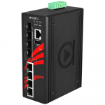 Switch: 4 x 10/100/1000BaseT(X) PoE+, 4 x SFP, -10 kuni 70&deg;C, manageeritav, DIN, 48-55VDC
