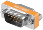 Adapter DB9F - DB9M Mini (Nullmodem)