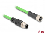 Pikenduskaabel M12 8 kontakti A-coded 5.0m PUR (TPU)