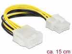 Pikenduskaabel EPS 8pin (M) - EPS 8pin (F), 0.15m